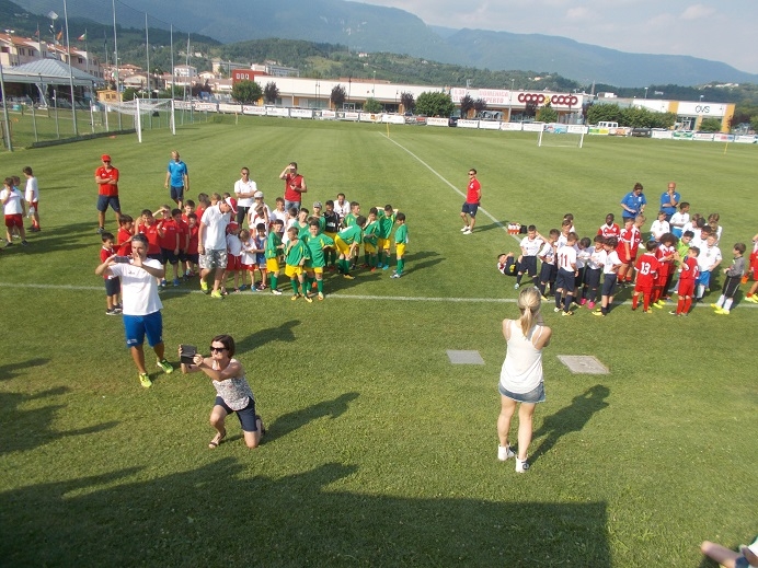 Vittorio Baby alla ribalta al Centro Sportivo Marco Polo...
